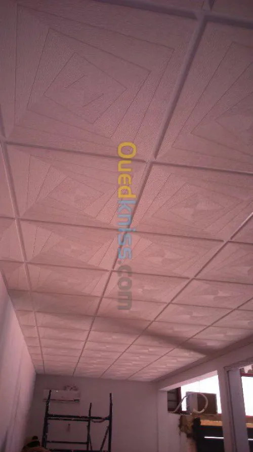 la pose de plaque de platre en ba13 ) 