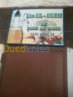 Extraction & vente de l'huile d'olive