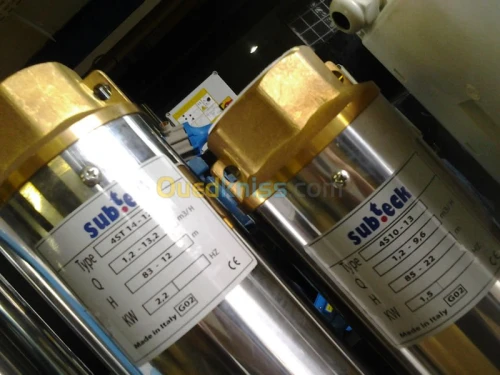 pompe surppresseure et vide cave مضخة