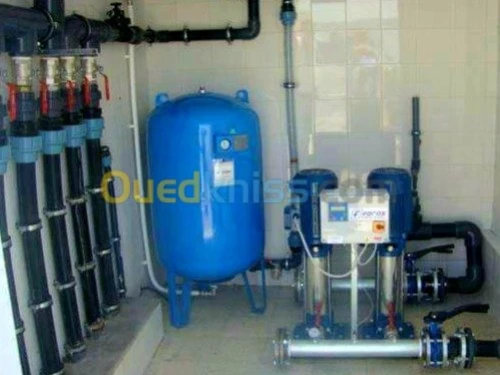 pompe surppresseure et vide cave مضخة