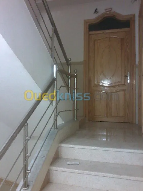 rampe escalier et garde corps en inox