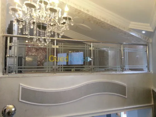 rampe escalier et garde corps en inox