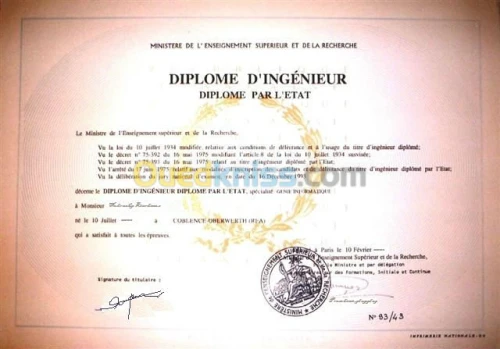 Diplome supérieur