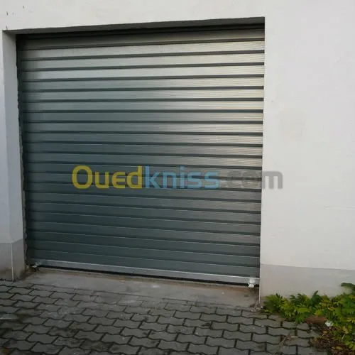 rideaux métalique manuel et electrique