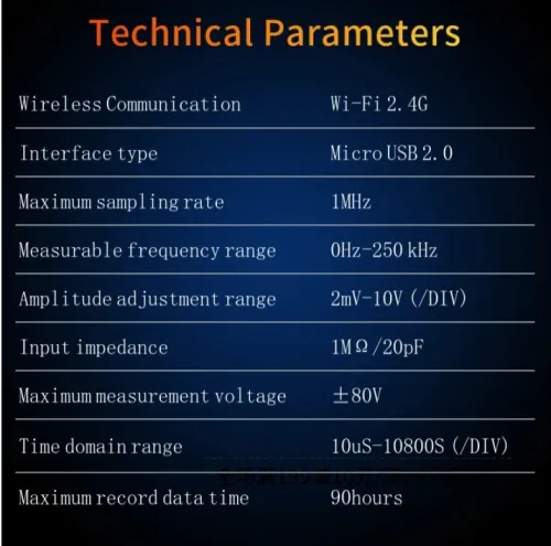 scilloscope 5 canaux, (Wi-Fi-USB)