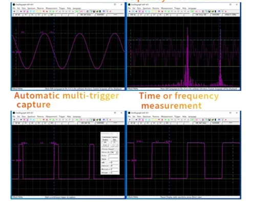 scilloscope 5 canaux, (Wi-Fi-USB)
