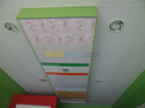profile pvc ,accesoires, faux plafon 