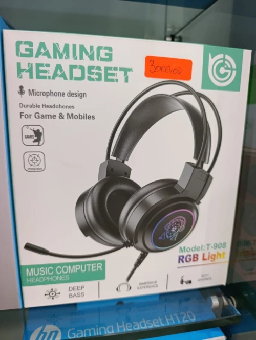 CASQUE GAMING RGB JAC T-908