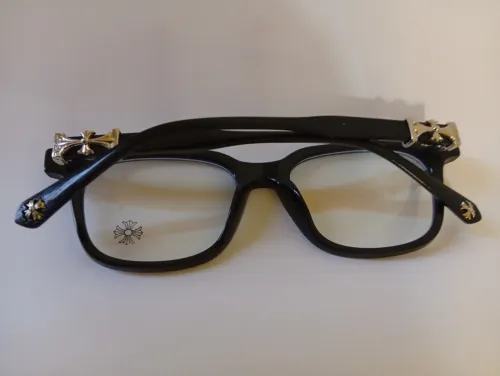 Chrome heart glasses