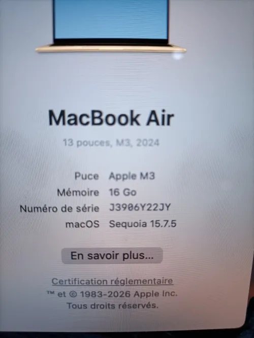 MacBook air M3