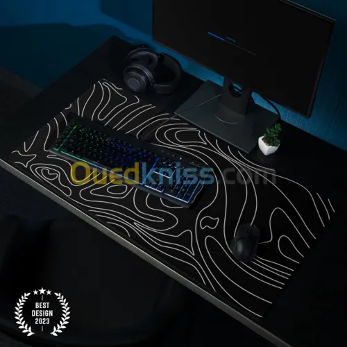 Tapis De Souris XXXL Black Abstract