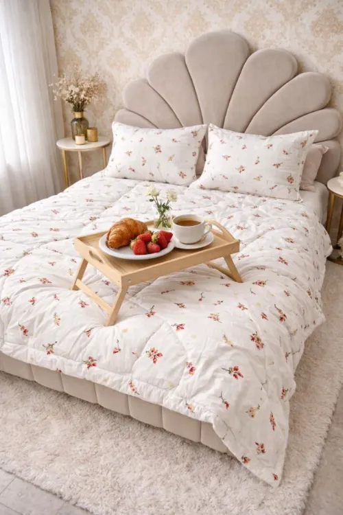 Cohette et draps