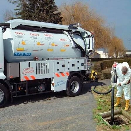 Camion débouchage canalisation vidange 
