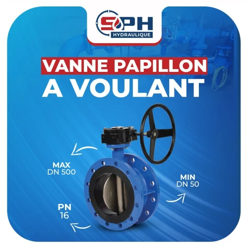 VANNE PAPILLON A VOULANT