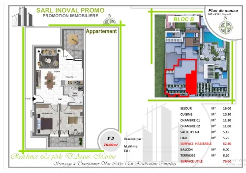 Vente Appartement F3 Béjaïa Beni ksila