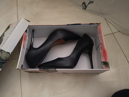 Escarpins classique noir talon 10 cm 
