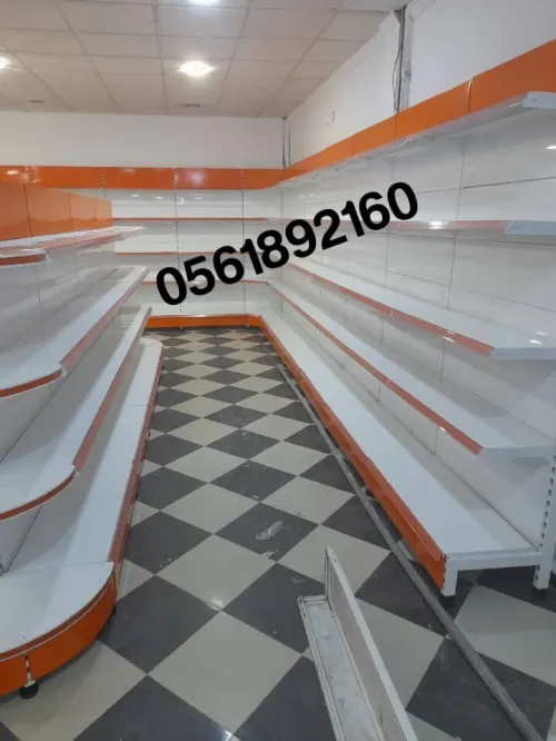 étagère métallique superette