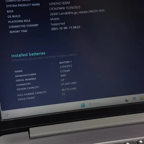 Lenovo IdeaPad Slim 3 / i7-13620H / 16Go DDR5 / 1To SSD NVMe / 15.6 FHD