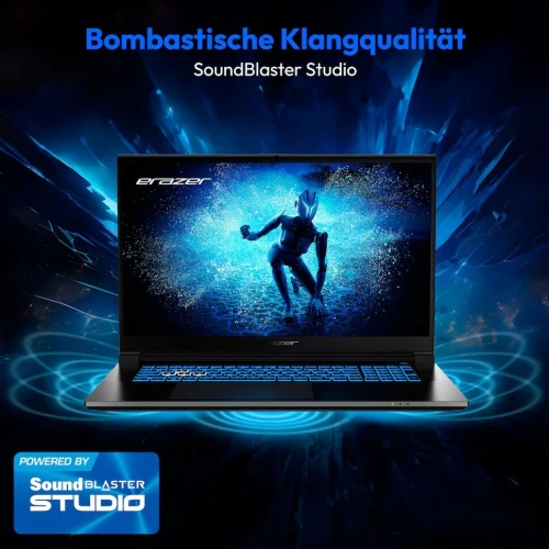 ERAZER Defender P50/12th i7-12650H / NVIDIA GEFORCE RTX 4060 8GO/ 16G DDR4 / 512SSD/ 17.3" FHD 144Hz