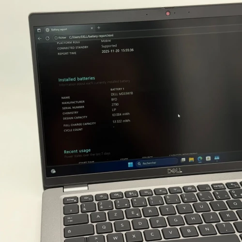DELL LATITUDE 5420 / 11th i5-1145G7 / 16GO DDR4 / 256SSD / 14 FHD
