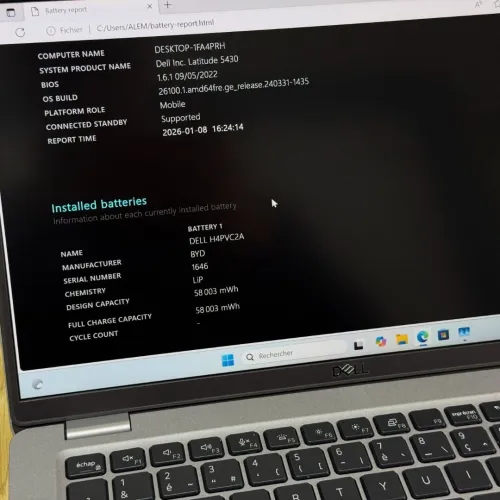 Dell Latitude 5430 / i5-1245U / 16Go DDR4 / 256Go SSD / 14 FHD