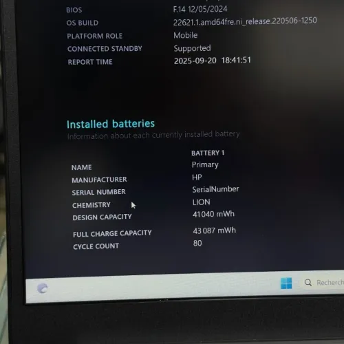 HP LAPTOP 15 / 13th I5-1334U / 16Go DDR4 / 512SSD / 15.6 FHD IPS