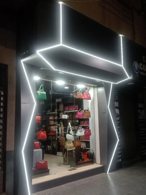 Décoration alucobond et led
