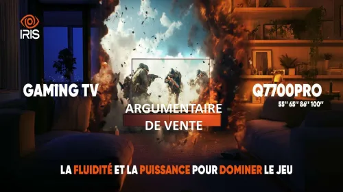 GAMING TV IRIS QLED Q7700 PRO GOOGLE TV UHD 4K 144Hz Matte (55"/65")