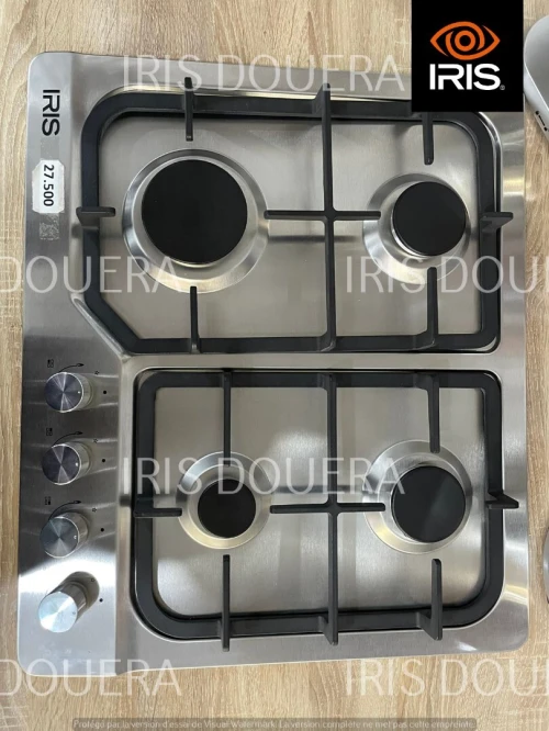 TABLE DE CUISSON IRIS 4 FEUX 60CM