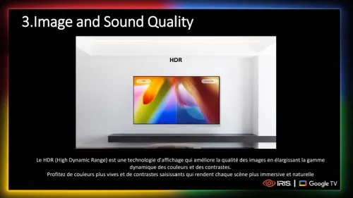 TV IRIS 55 G5030 ANDROID GOOGLE TV 55POUCES UHD 4K