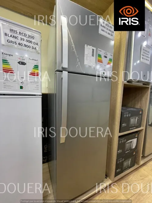REFRIGERATEUR IRIS BCD 400 GRIS/INOX