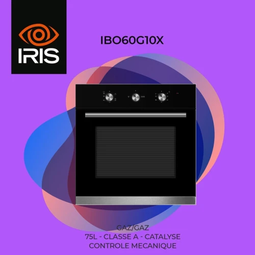 FOUR IRIS ENCASTRABLE GAZ-ELECTRIQUE MIXTE
