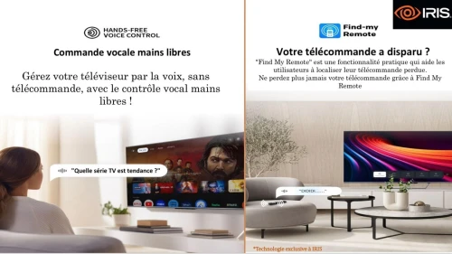 TV IRIS 55 Q7030 QLED+ ANDROID GOOGLE TV 55POUCES UHD 4K