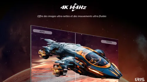 TELEVISEUR IRIS 65 S9800 QD-MINILED ANDROID 14 GOOGLE TV 65POUCES UHD 4K MATTE SCREEN