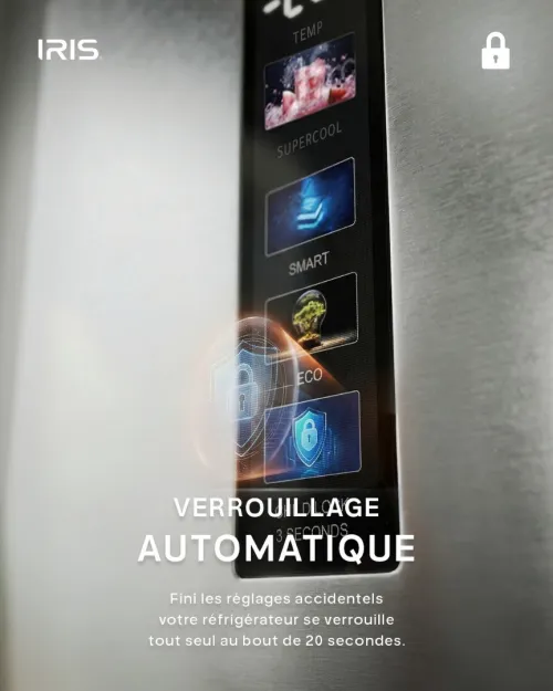 REFRIGERATEUR IRIS IR-DD480 DEFROST (AFFICHEUR DIGITAL)