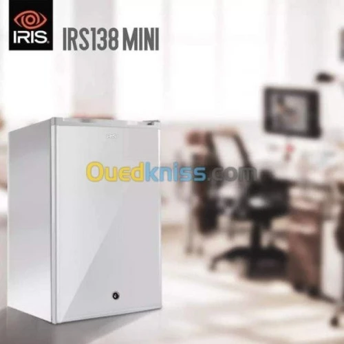 REFRIGERATEUR IRIS MAXI BAR IRS 138 DEFROST (BLANC/GRIS)