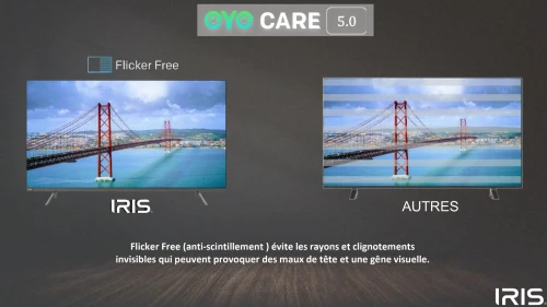 TV IRIS 55 M8020 MINILED ANDROID 14 GOOGLE TV 55POUCES UHD 4K MATTE