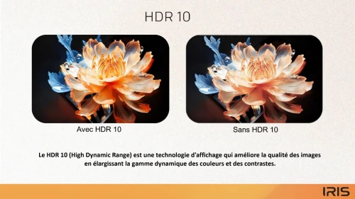 TV IRIS 50 Q7020 QLED ANDROID 14 GOOGLE TV 50POUCES UHD 4K 120Hz