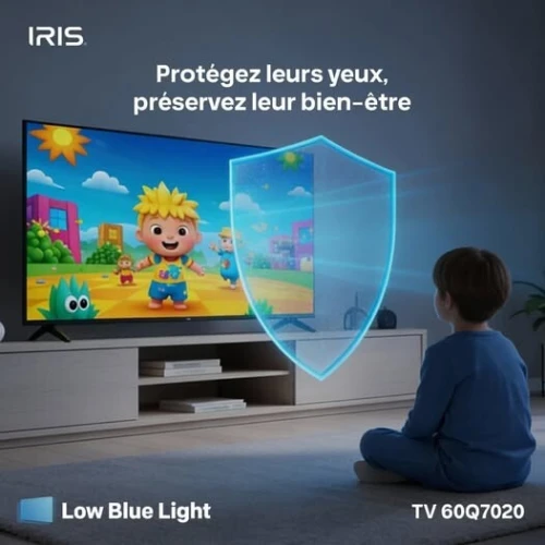 TV IRIS 60 Q7020 QLED ANDROID 14 GOOGLE TV 60POUCES UHD 4K 120Hz