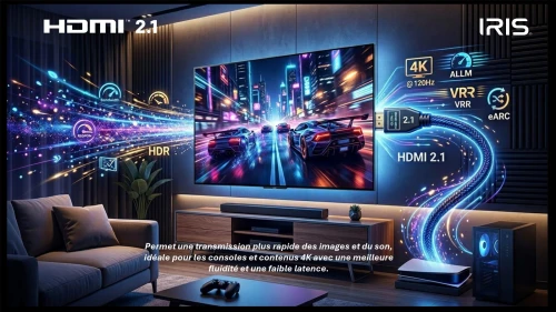TV IRIS 55 M8020 MINILED ANDROID 14 GOOGLE TV 55POUCES UHD 4K MATTE