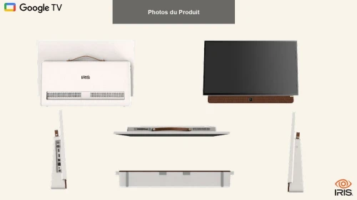 PORTABLE TV IRIS 24" G4030P 24POUCES GOOGLE TV FHD LED (Batterie +3h)