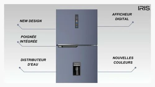 REFRIGERATEUR IRIS IR-DD480 DEFROST (AFFICHEUR DIGITAL)