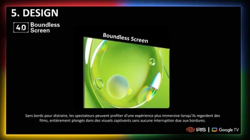 TV IRIS 55 G5030 ANDROID GOOGLE TV 55POUCES UHD 4K