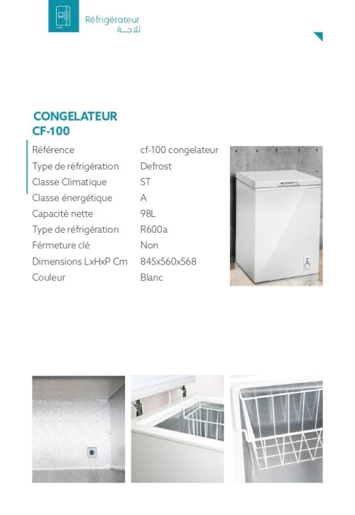 PROMOTION REFRIGERATEURS ET CONGELATEURS IRIS