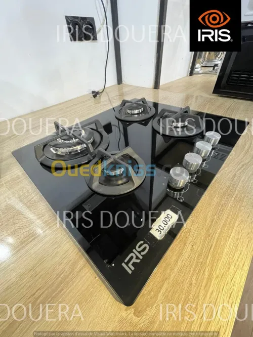 TABLE DE CUISSON IRIS 4 FEUX 60CM