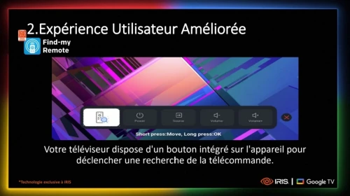 TV IRIS 55 G5030 ANDROID GOOGLE TV 55POUCES UHD 4K