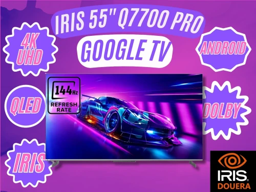 GAMING TV IRIS QLED Q7700 PRO GOOGLE TV UHD 4K 144Hz Matte (55"/65")