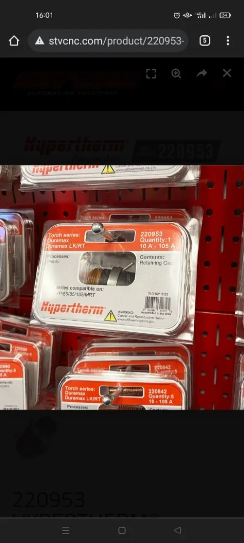 Hypertherm consommables originaux torches Power Max