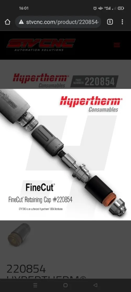 Hypertherm consommables originaux torches Power Max