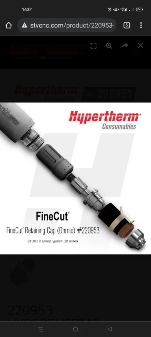 Hypertherm consommables originaux torches Power Max